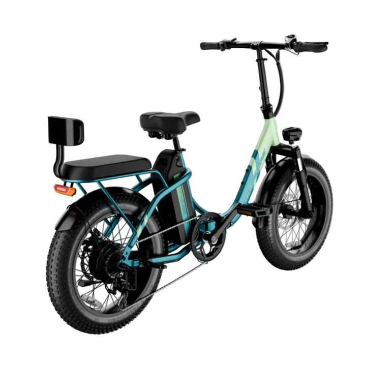 Luckeep C23| Foldable Step-Through Electric Bike with Backseat
