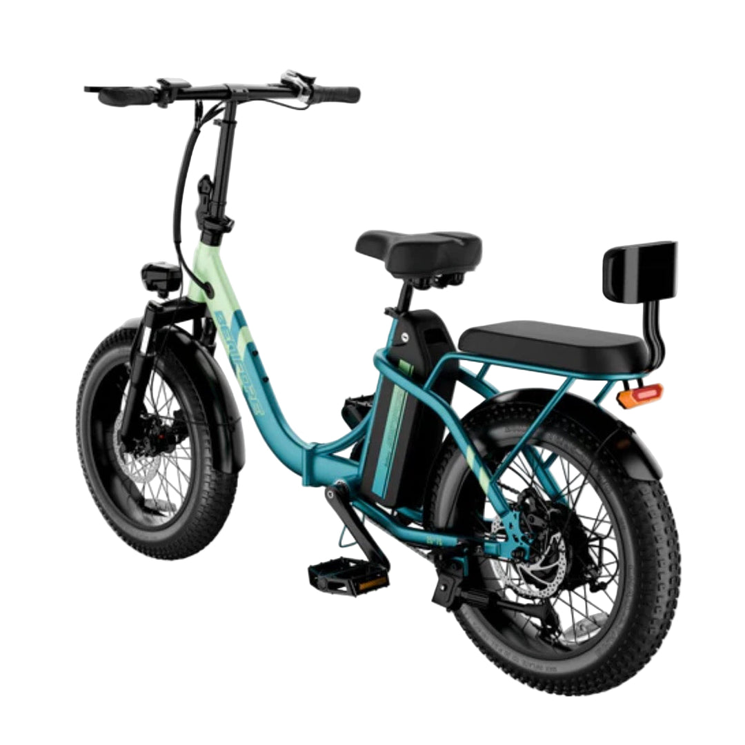 Luckeep C23| Foldable Step-Through Electric Bike with Backseat