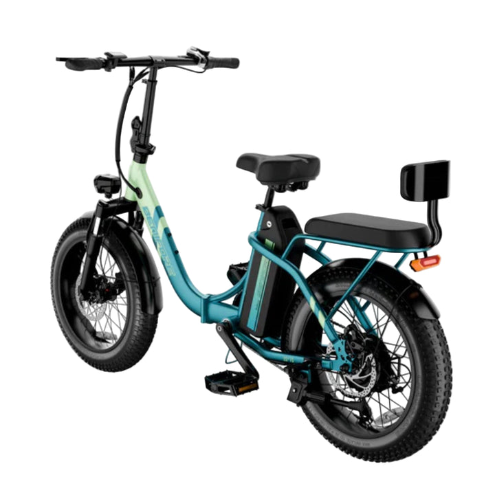 Luckeep C23| Foldable Step-Through Electric Bike with Backseat