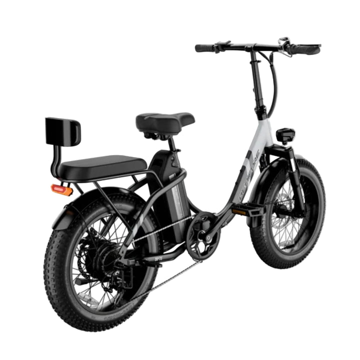 Luckeep C23| Foldable Step-Through Electric Bike with Backseat