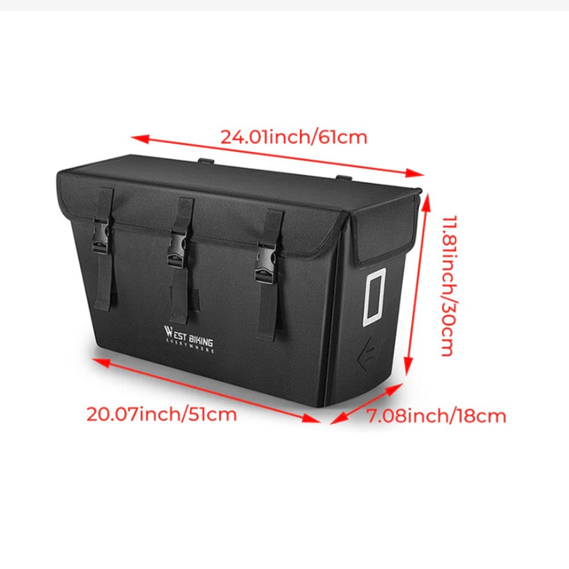 MAGICYCLE Large Cargo Pannier Bags 46L