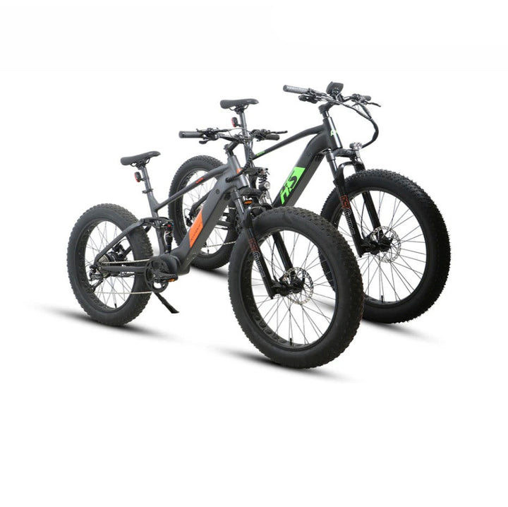 Eunorau FAT-HS Hunter X8+ DEFENDER-S Dual Motor AWD EBike Bundle