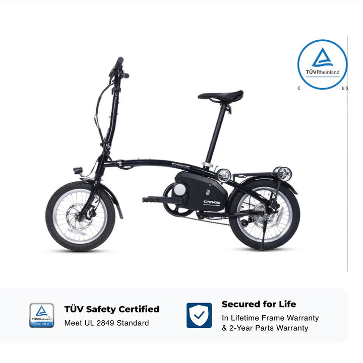 CYKE Kingfisher Mid-Drive Folding eBike