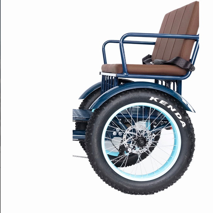 Sixthreezero EVRYjourney Electric Tricycle 750W Rickshaw with Passenger Seat Rear Seat