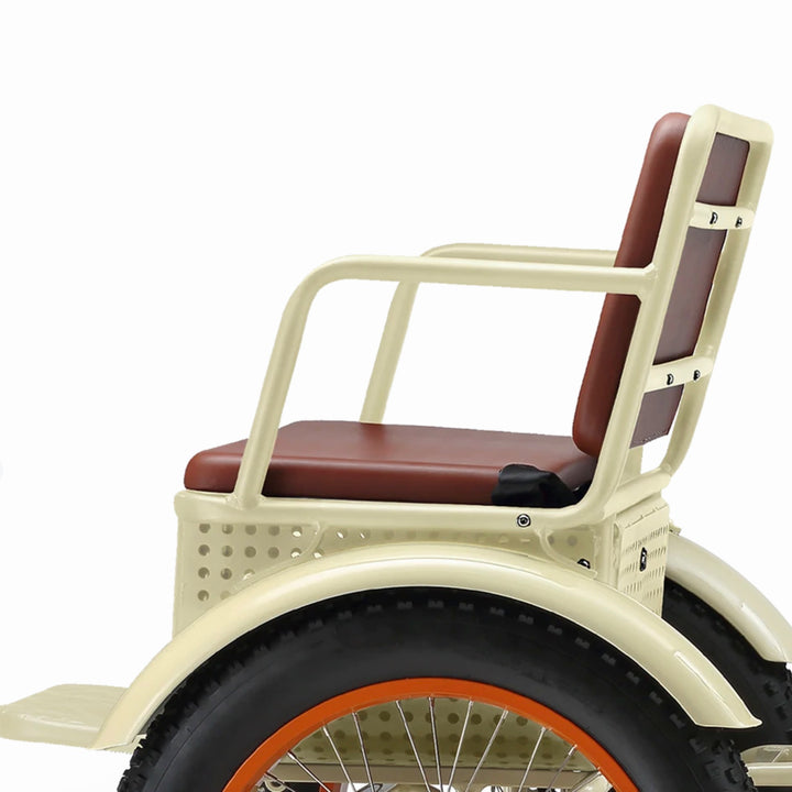 Sixthreezero Simple Step Thru Fat Tire 3 Wheel Electric Bike Rear Seat