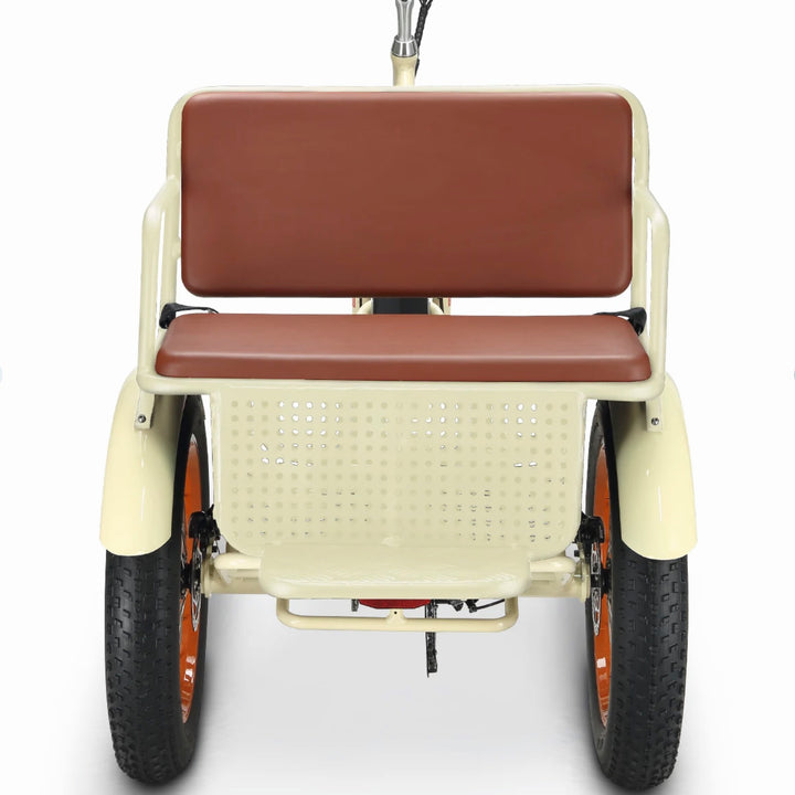 Sixthreezero Simple Step Thru Fat Tire 3 Wheel Electric Bike Rear Seat