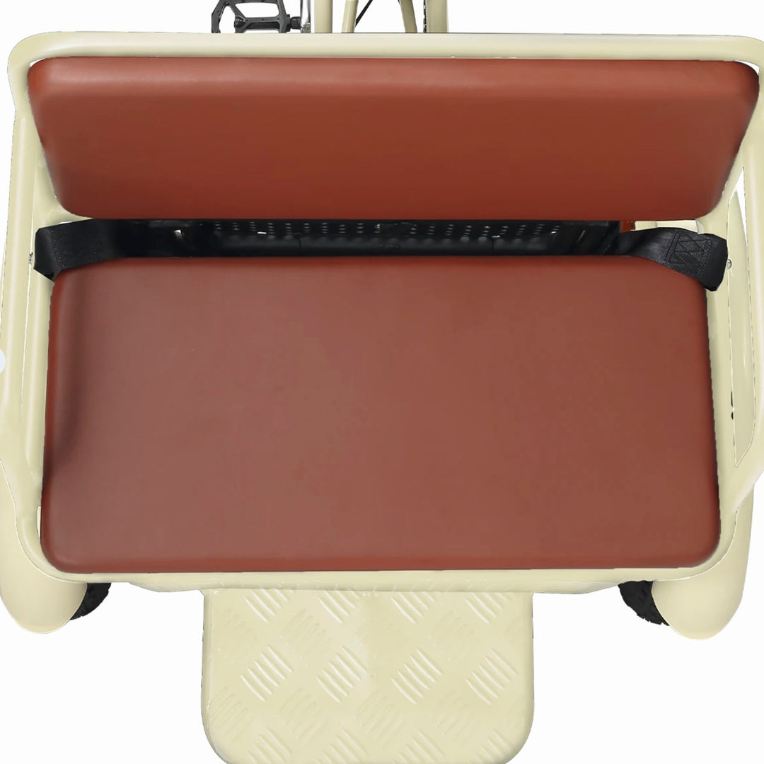 Sixthreezero Simple Step Thru Fat Tire 3 Wheel Electric Bike Rear Seat