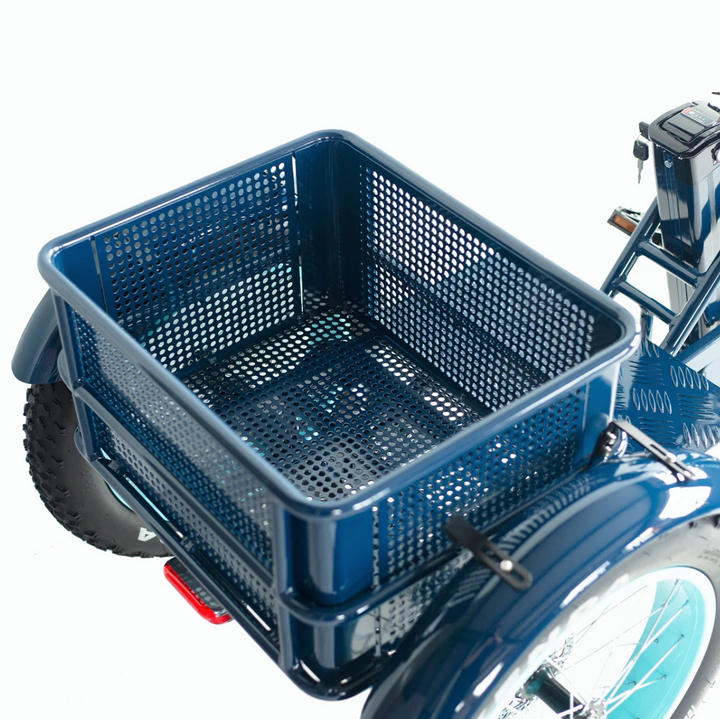 EVRYjourney Electric Tricycle Rickshaw Rear Basket