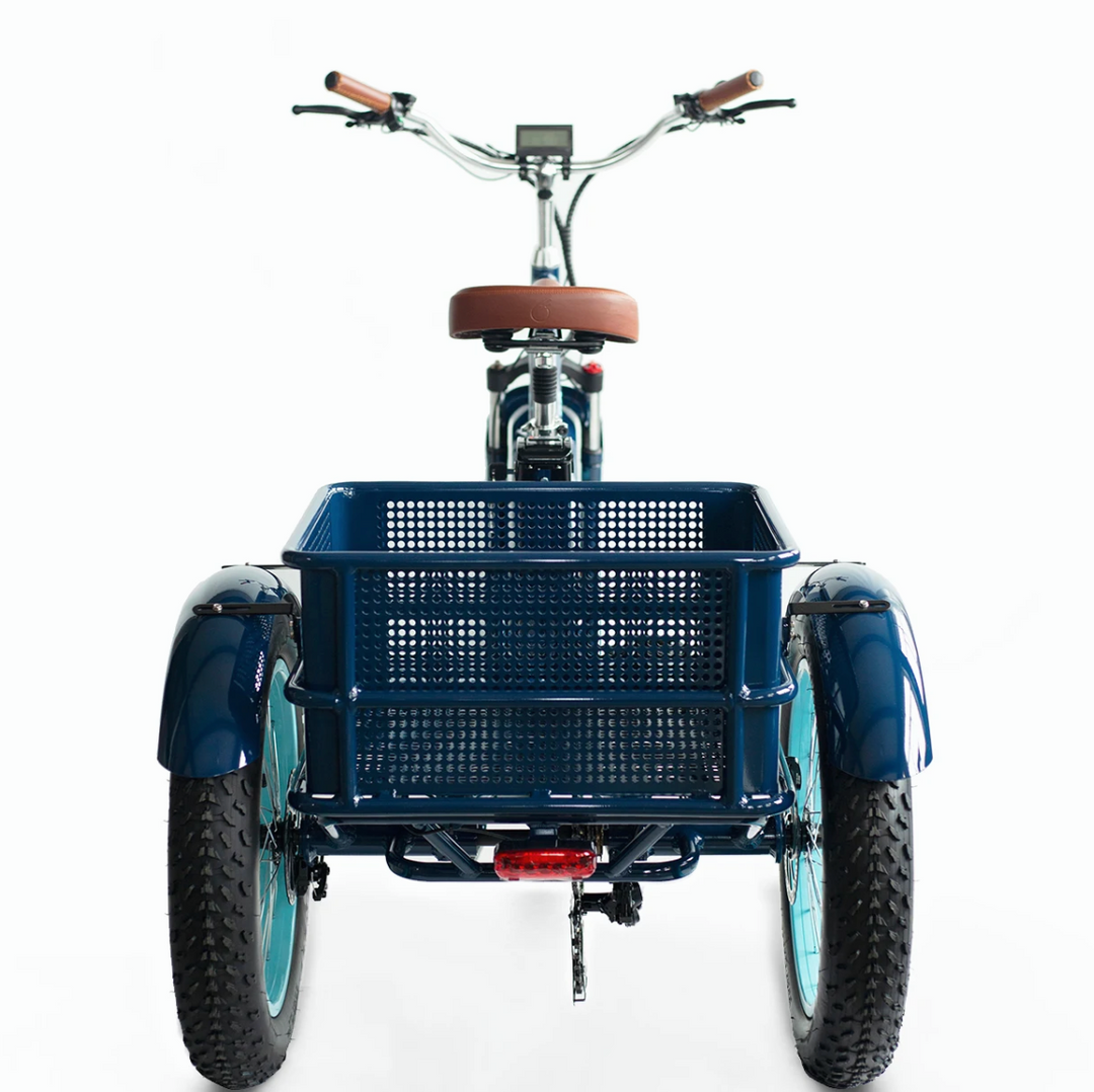 EVRYjourney Electric Tricycle Rickshaw Rear Basket