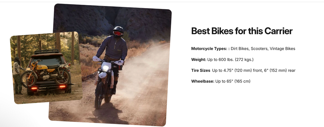MotoTote Max Dual Motorcycle Carrier