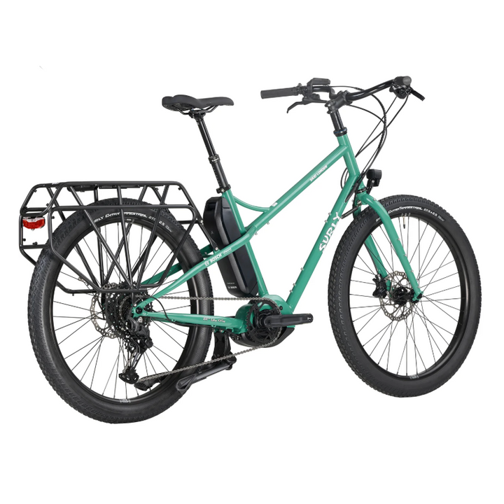 Surly Skid Loader Cargo Ebike - 27.5'' Steel Illegal Smile Green Medium
