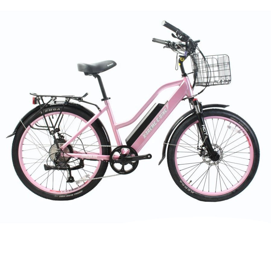 X-Treme Catalina Beach Cruiser 48 Volt Step-Through Long Range Comfort E-Bike