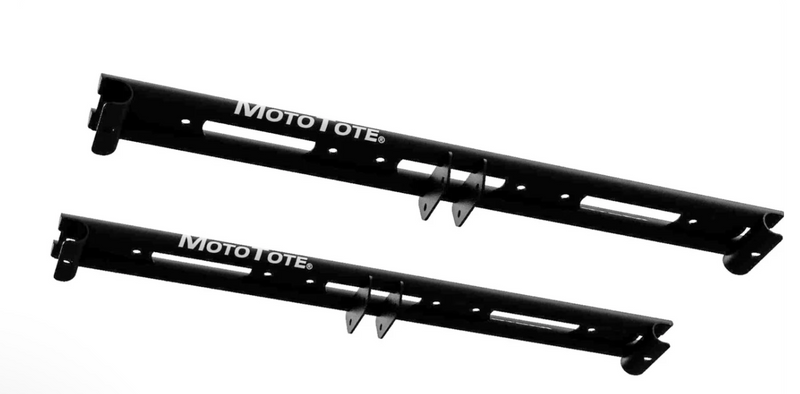 (2)   MTM Platforms:  Innovative dual-beam main supports act as tire track, haul up to 200 lbs., support track length adjustability up to 52" and the attachment of innovative components. Connects to 2" receivers.