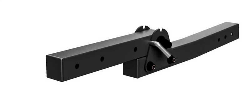 SecureStow Hinge:  New, upgraded part with simplified assembly and enhanced lateral strength, this wobble-free fold mechanism reduces the footprint when bikes are off the carrier.