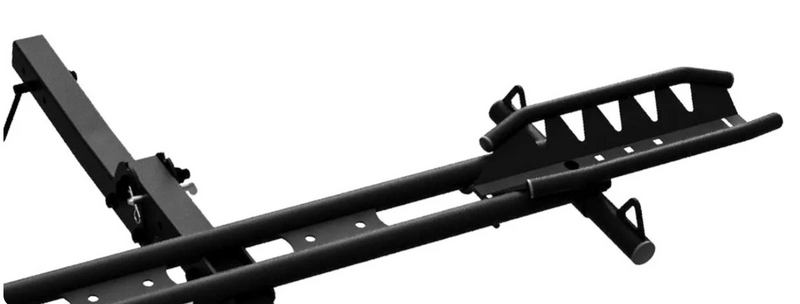 MaxHold   Mini  Rear Tire Holder: Laser cut tire holder grips and wedges rear tire sizes up to 5" wide into rack.