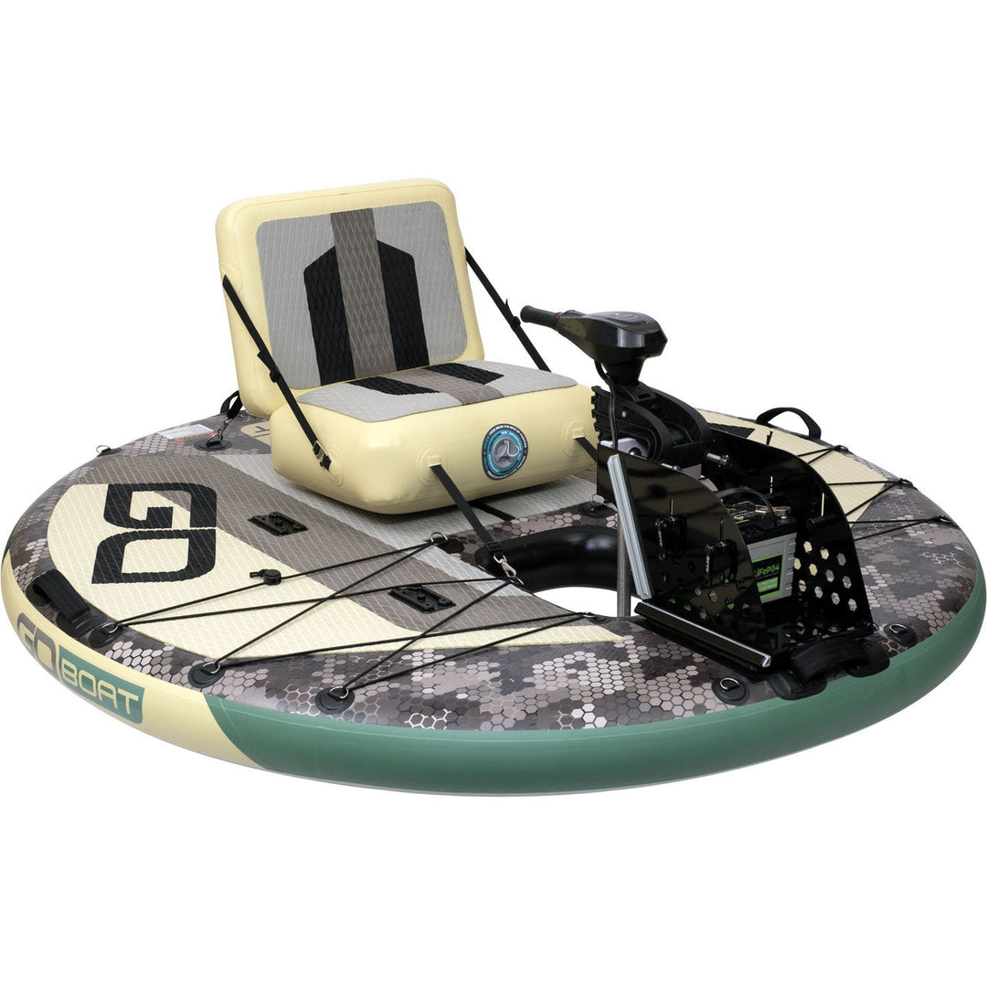 GOBOAT|Fish| 1-Person Portable Electric Floating Boat