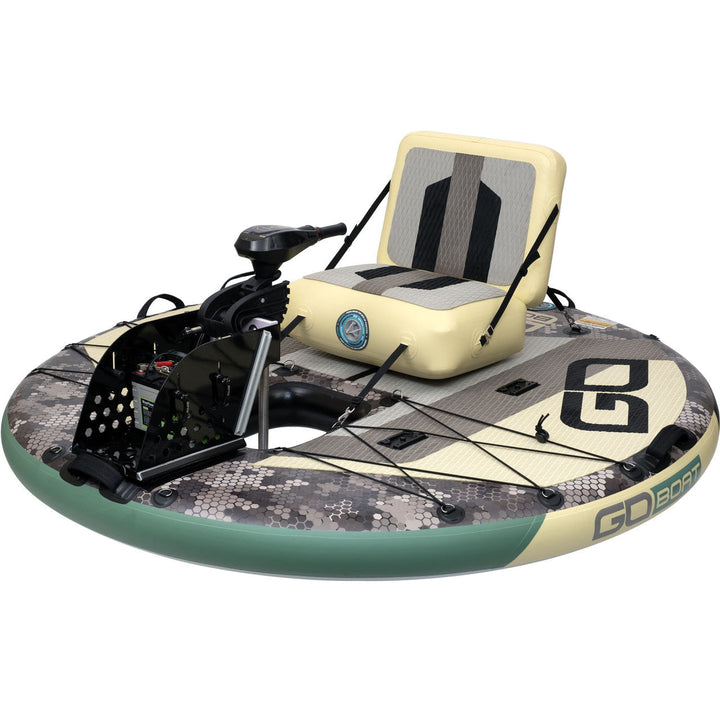 GOBOAT|Fish| 1-Person Portable Electric Floating Boat