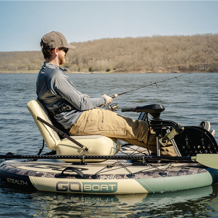 GOBOAT|Fish| 1-Person Portable Electric Floating Boat