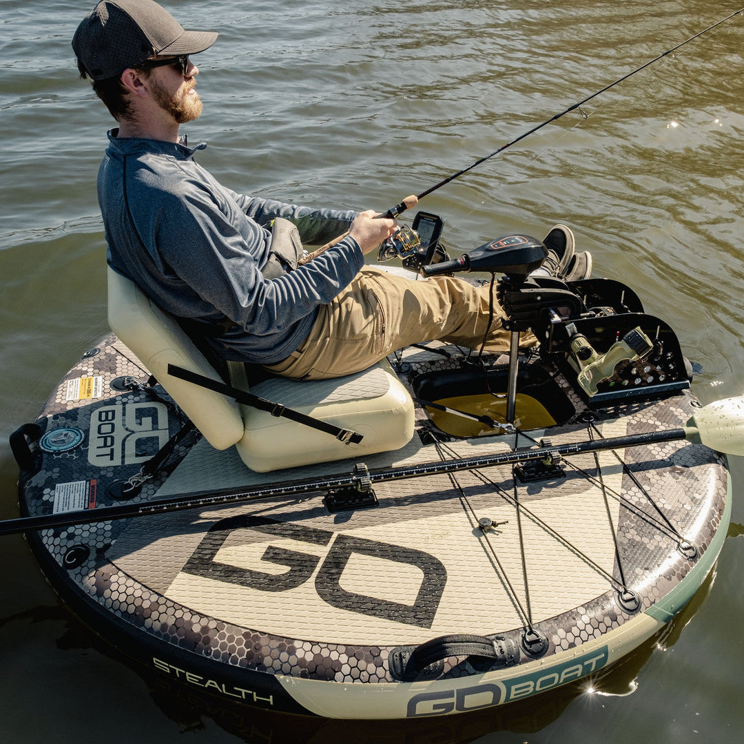 GOBOAT|Fish| 1-Person Portable Electric Floating Boat