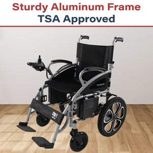 Zip'r Transport Lite Portable Power Wheelchair | Travel-Friendly, 220lb Capacity