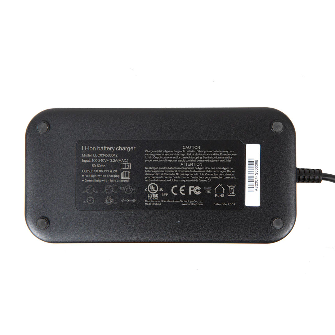 EUNORAU 52V4A 1.0 US/CA FLASH Ebike Charger