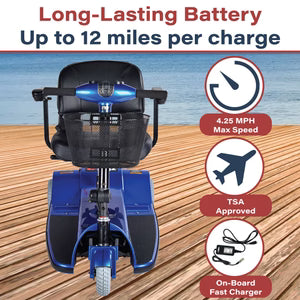 Zip'r 3 Wheel XTRA Mobility Scooter | Portable, Foldable, Lightweight