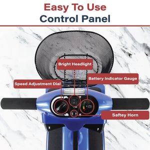Zip'r 4 Wheel XTRA Mobility Scooter| Long Range, High Weight Capacity