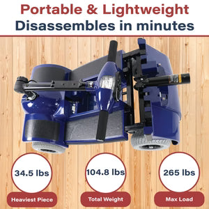 Zip'r 4 Wheel Traveler Mobility Scooter|Portable, Stable, for Adults & Seniors