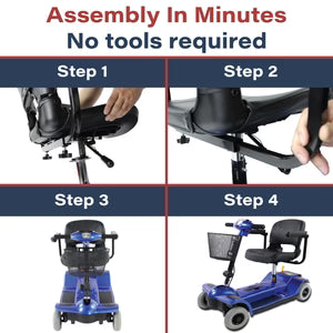 Zip'r 4 Wheel XTRA Mobility Scooter| Long Range, High Weight Capacity