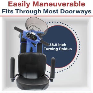Zip'r 4 Wheel XTRA Mobility Scooter| Long Range, High Weight Capacity