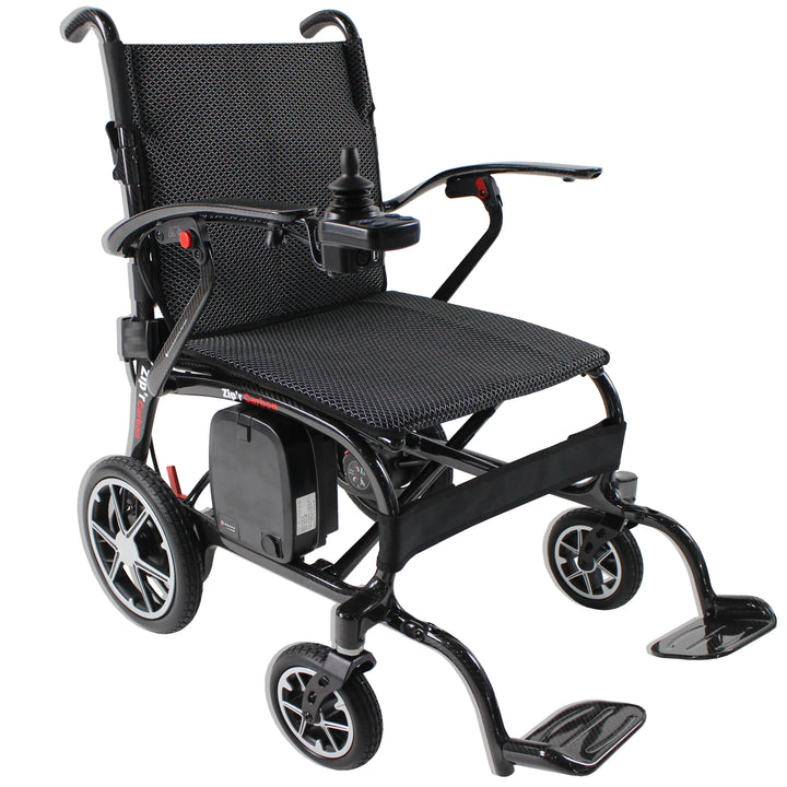Zipr Carbon Fiber Power Electric Wheelchair | 28 Lbs, TSA Approved, Folding
