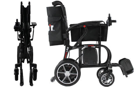 Zipr Carbon Fiber Power Electric Wheelchair | 28 Lbs, TSA Approved, Folding