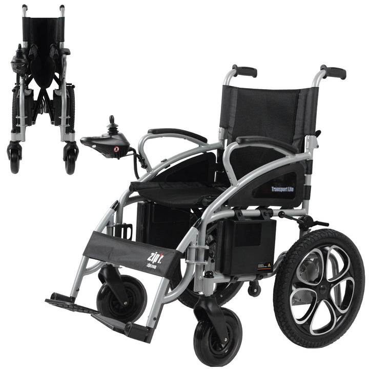 Zip'r Transport Lite Portable Power Wheelchair | Travel-Friendly, 220lb Capacity