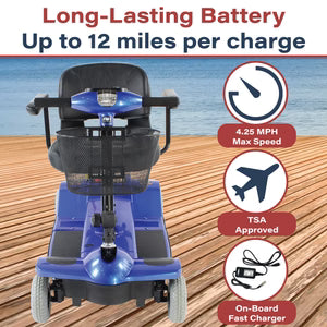 Zip'r 4 Wheel XTRA Mobility Scooter| Long Range, High Weight Capacity
