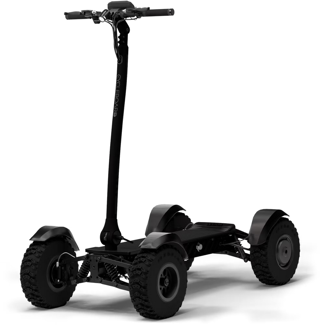 Cycleboard X-QUAD 3000| 4 Wheel Electric Vehicle 50+ Mile Range,27 MPH