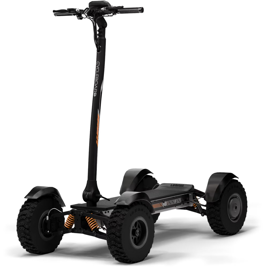 Cycleboard X-QUAD 3000| 4 Wheel Electric Vehicle 50+ Mile Range,27 MPH