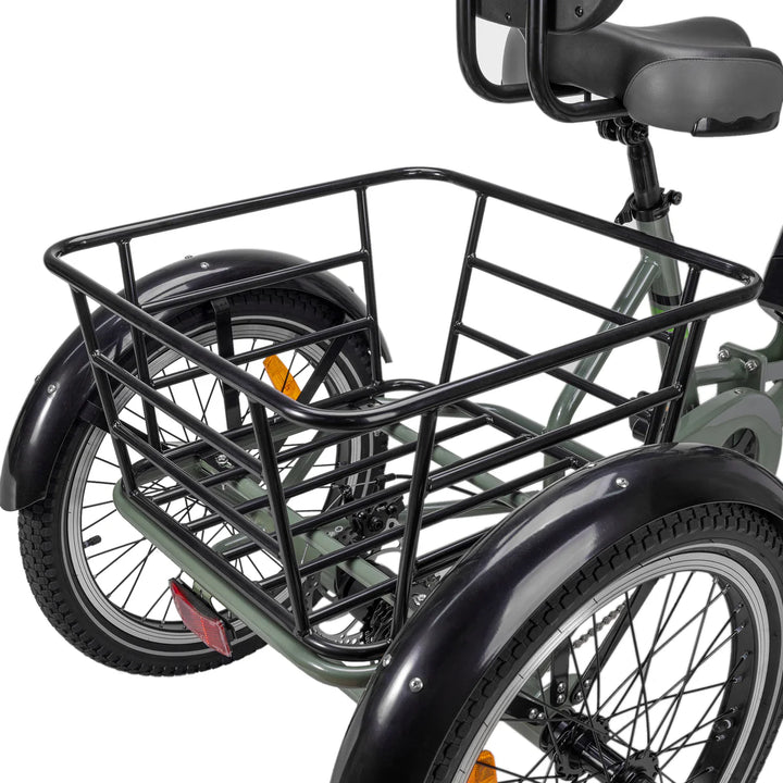 Nakto S02| 500W/750W Peak, 48V 16Ah, 60-Mile Range Electric Trike