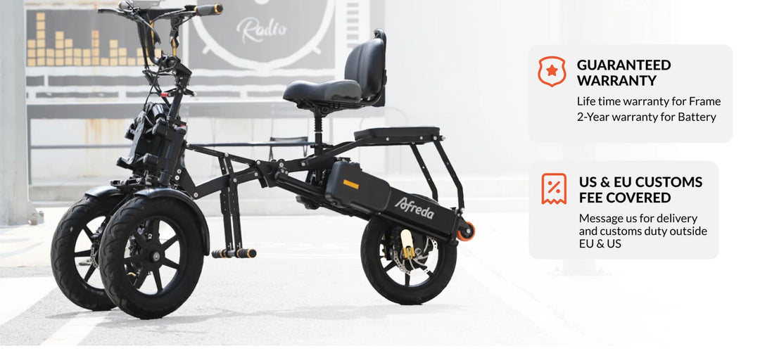 Afreda S8 Stable 3-Wheel Foldable Electric Scooter with App Control Electric Scooters 500W Standard Version 2