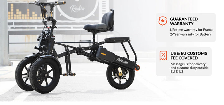 Afreda S8 Stable 3-Wheel Foldable Electric Scooter with App Control Electric Scooters 500W Standard Version 2