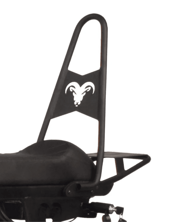 Backrest and Cargo Rack For Goat Power Bikes Racks & Fenders Backrest For The Billy Goat 11