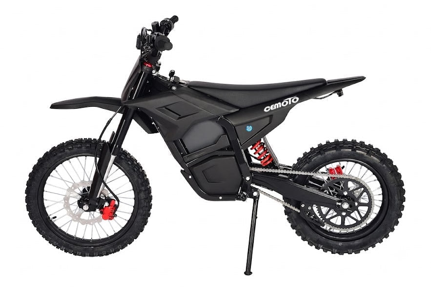 CEMOTO D-Series Electric Dirt Bike 3000W-6000W 53MPH Off-Road Adults Teens Dirt Electric Bikes Black 13