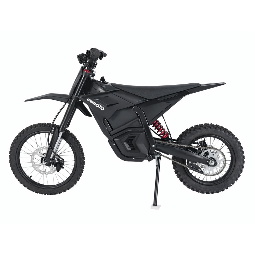 CEMOTO D-Series Electric Dirt Bike 3000W-6000W 53MPH Off-Road Adults Teens Dirt Electric Bikes Black 8