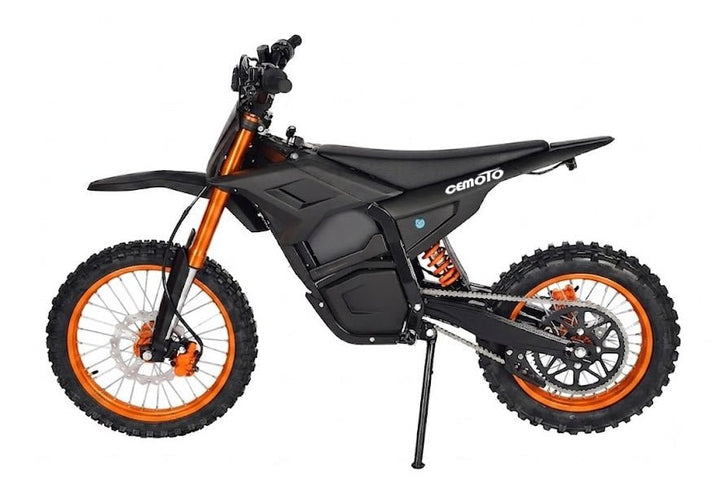 CEMOTO D-Series Electric Dirt Bike 3000W-6000W 53MPH Off-Road Adults Teens Dirt Electric Bikes Black 14