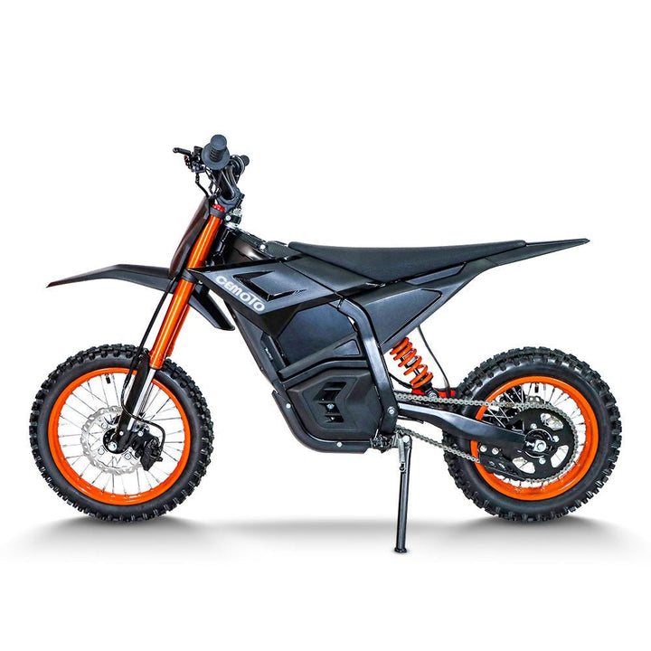 CEMOTO D-Series Electric Dirt Bike 3000W-6000W 53MPH Off-Road Adults Teens Dirt Electric Bikes Orange/Black 12