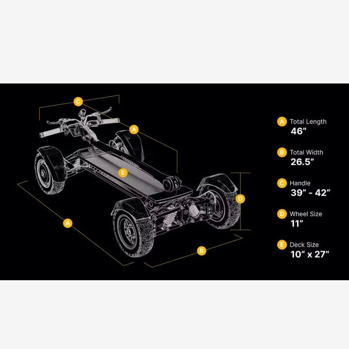 Cycleboard X-Quad 3000 |4 Wheel Electric Vehicle 4 Wheel Electric Vehicles Grey 17