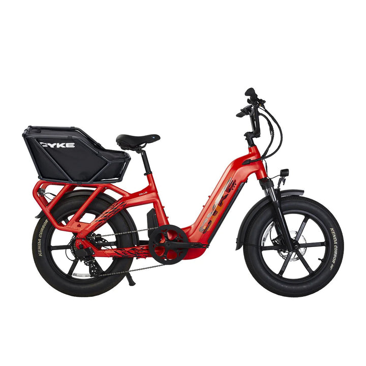 CYKE Collie Cargo Ebike Cargo Electric Bikes Space Gray 6