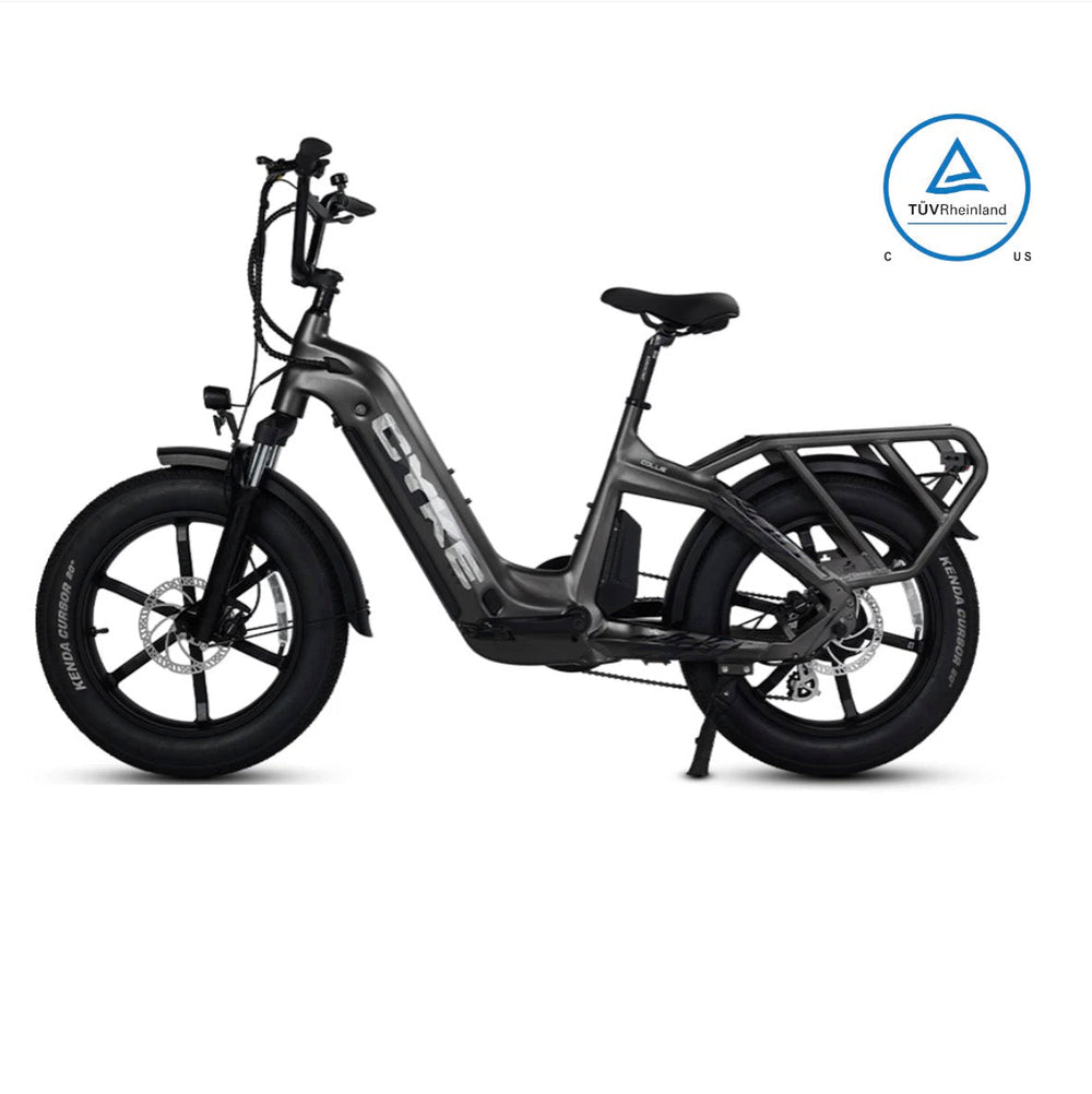 CYKE Collie Cargo Ebike Cargo Electric Bikes Space Gray 2