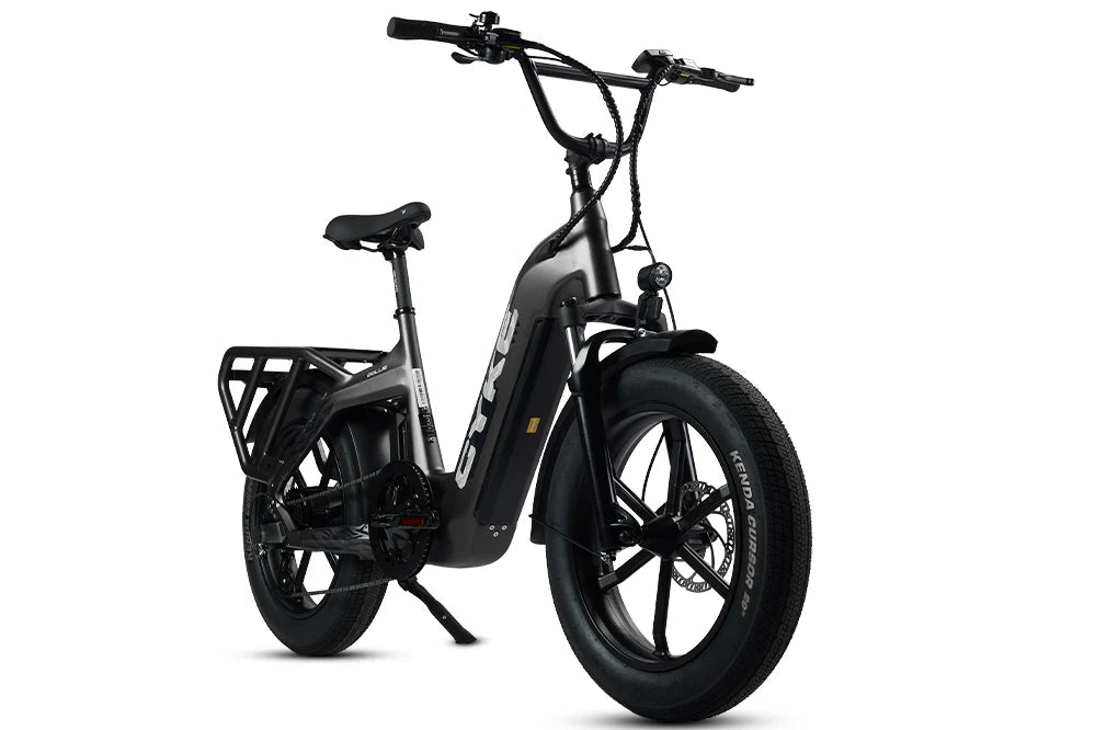 CYKE Collie Cargo Ebike Cargo Electric Bikes Space Gray 9