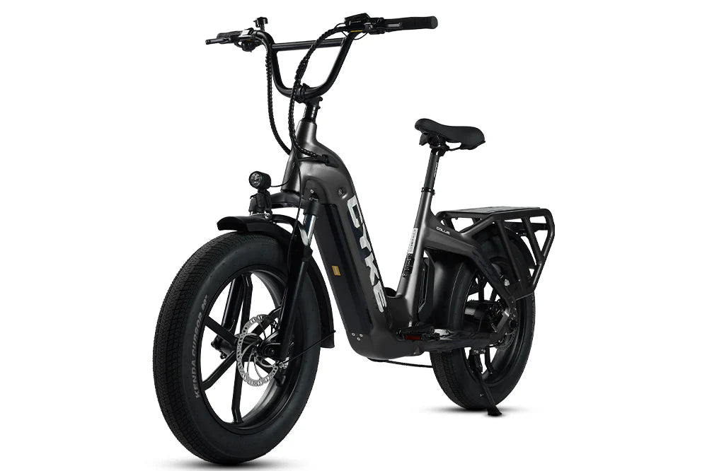 CYKE Collie Cargo Ebike Cargo Electric Bikes Space Gray 10