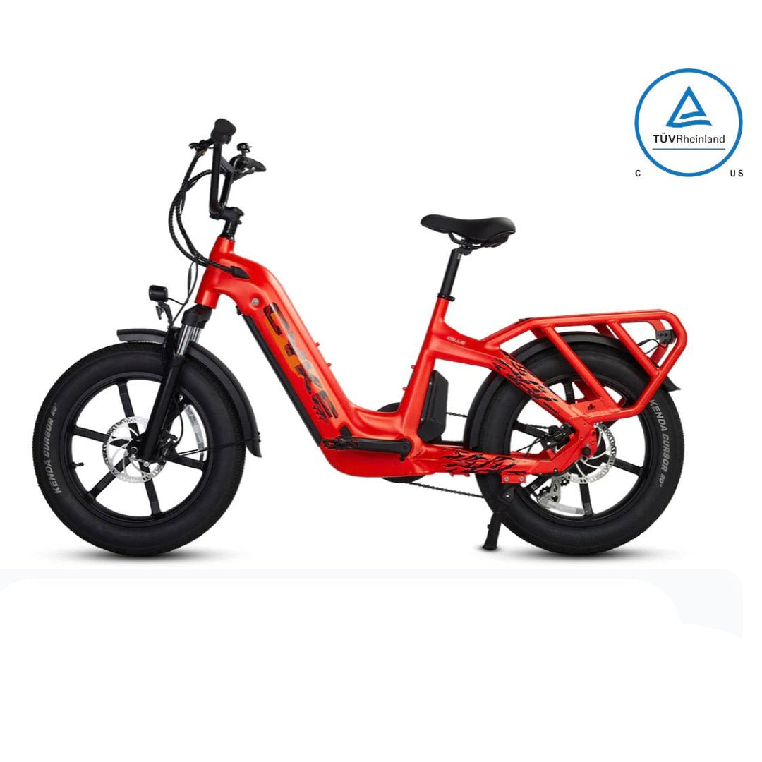 CYKE Collie Cargo Ebike Cargo Electric Bikes Burnt Orange 1